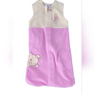 Disney Winnie The Pooh Pink and Cream Sleep Sacks May Fit Smaller‎